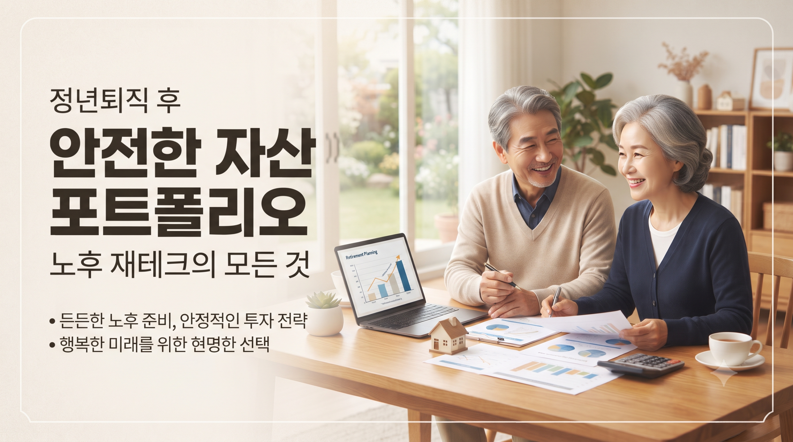정년퇴직 후 재테크, 절대 잃지 않는 안전 자산 포트폴리오 만들기