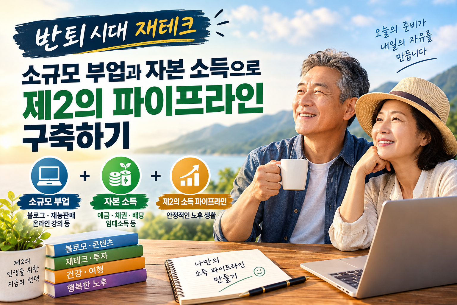 반퇴 시대, 제2의 소득 파이프라인